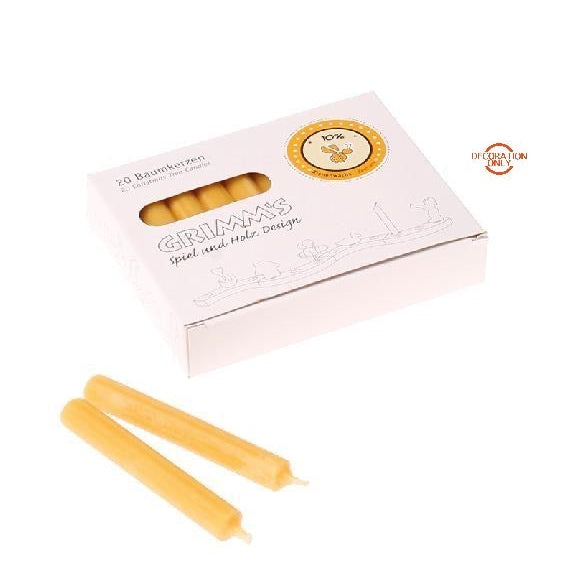 Grimm's Box of Amber 10% Beeswax Candles (20 pieces)-Grimms-Modern Rascals
