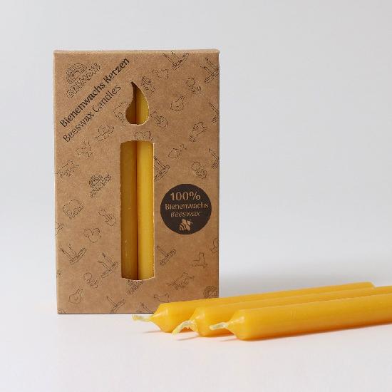 Grimm's Box of Amber 100% Beeswax Candles (12 pieces)-Grimms-Modern Rascals