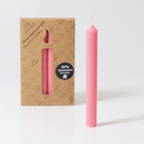 Grimm's Box of PINK 10% Beeswax Candles (12 pieces)-Grimms-Modern Rascals