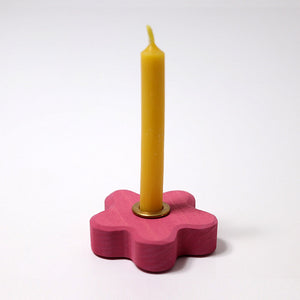 Grimm's Branch Deco Candle Holder - Pink Flower-Grimms-Modern Rascals