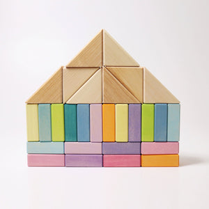 Grimm's Building Set - Pastel Duo - 40 pieces-Grimms-Modern Rascals