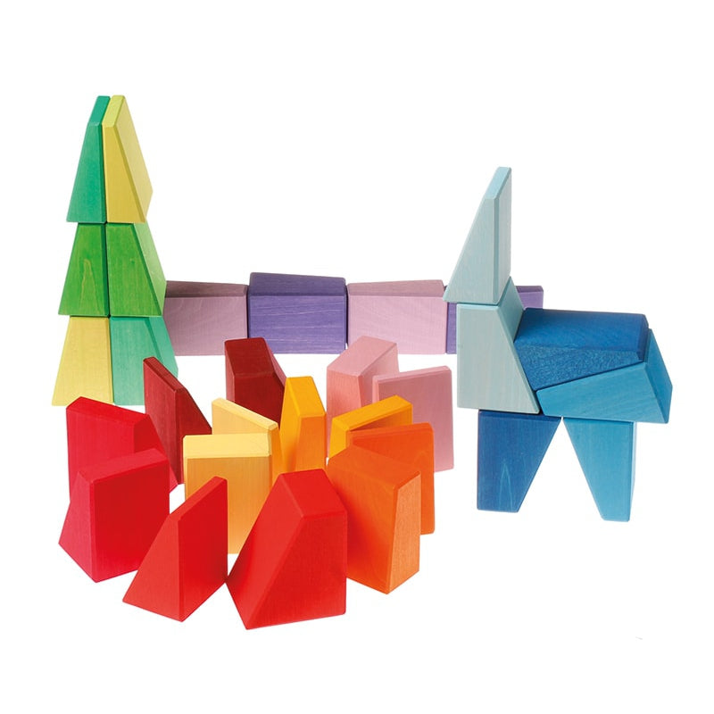 Grimm's Building Set Sloping Blocks-Grimms-Modern Rascals
