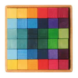 Grimm's Building Set Squares 4x4cm Blocks-Grimms-Modern Rascals