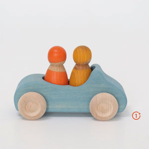 Grimm's Car - Large Blue Convertible with Two Friends-Grimms-Modern Rascals
