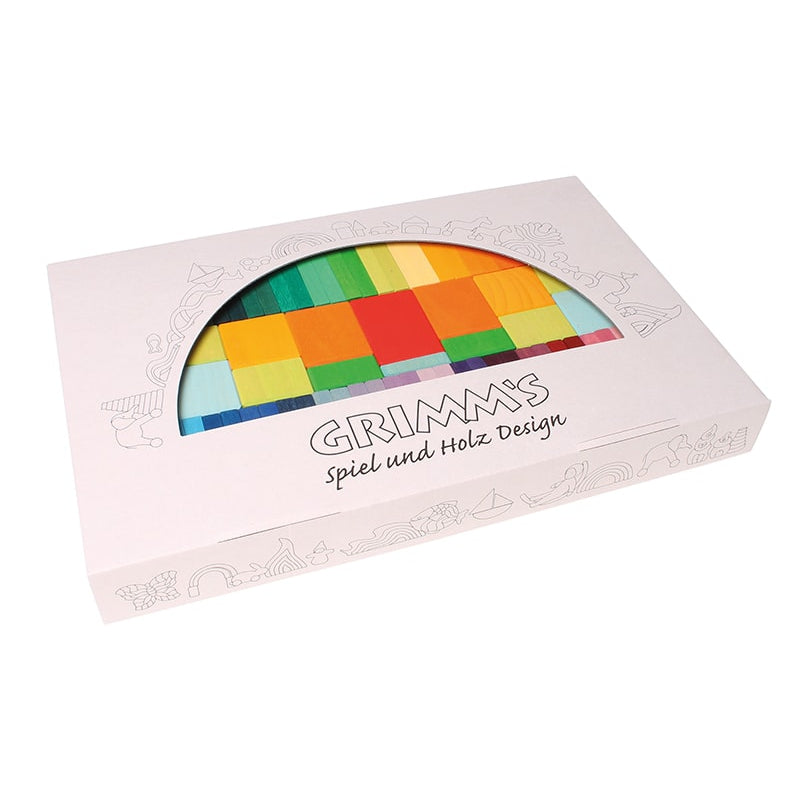 Grimm's Colour Charts Ralley - Building Slats and Blocks-Grimms-Modern Rascals