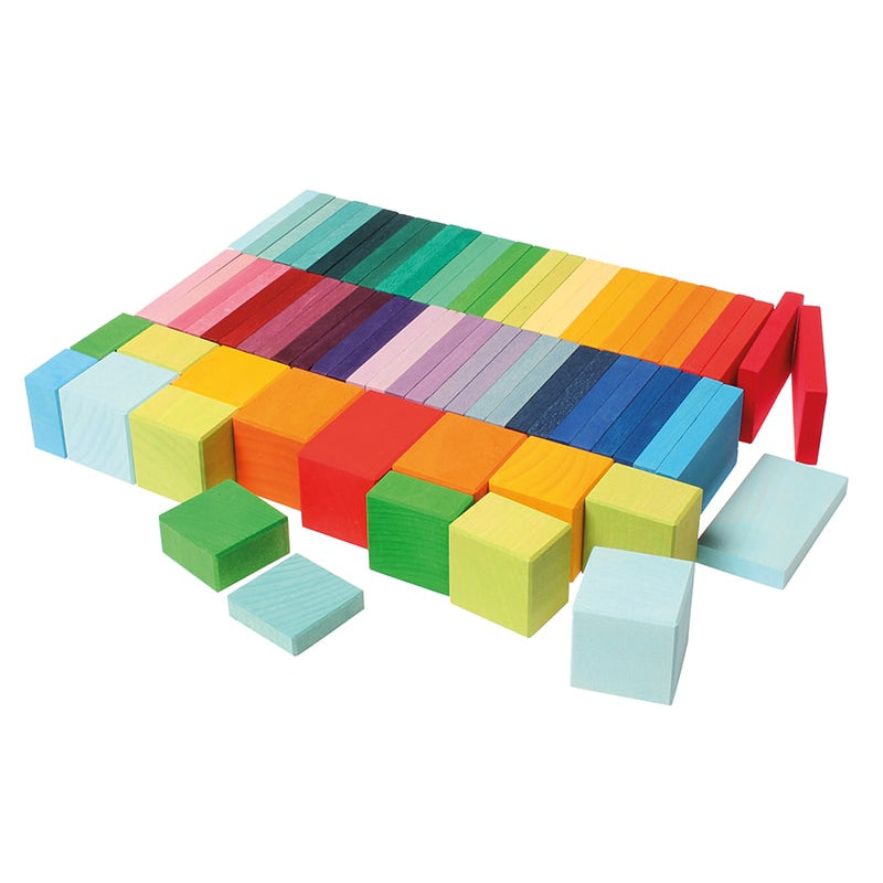Rascal Blocks Grimm's Colour Charts Ralley - Building Slats and Blocks by Grimms ...