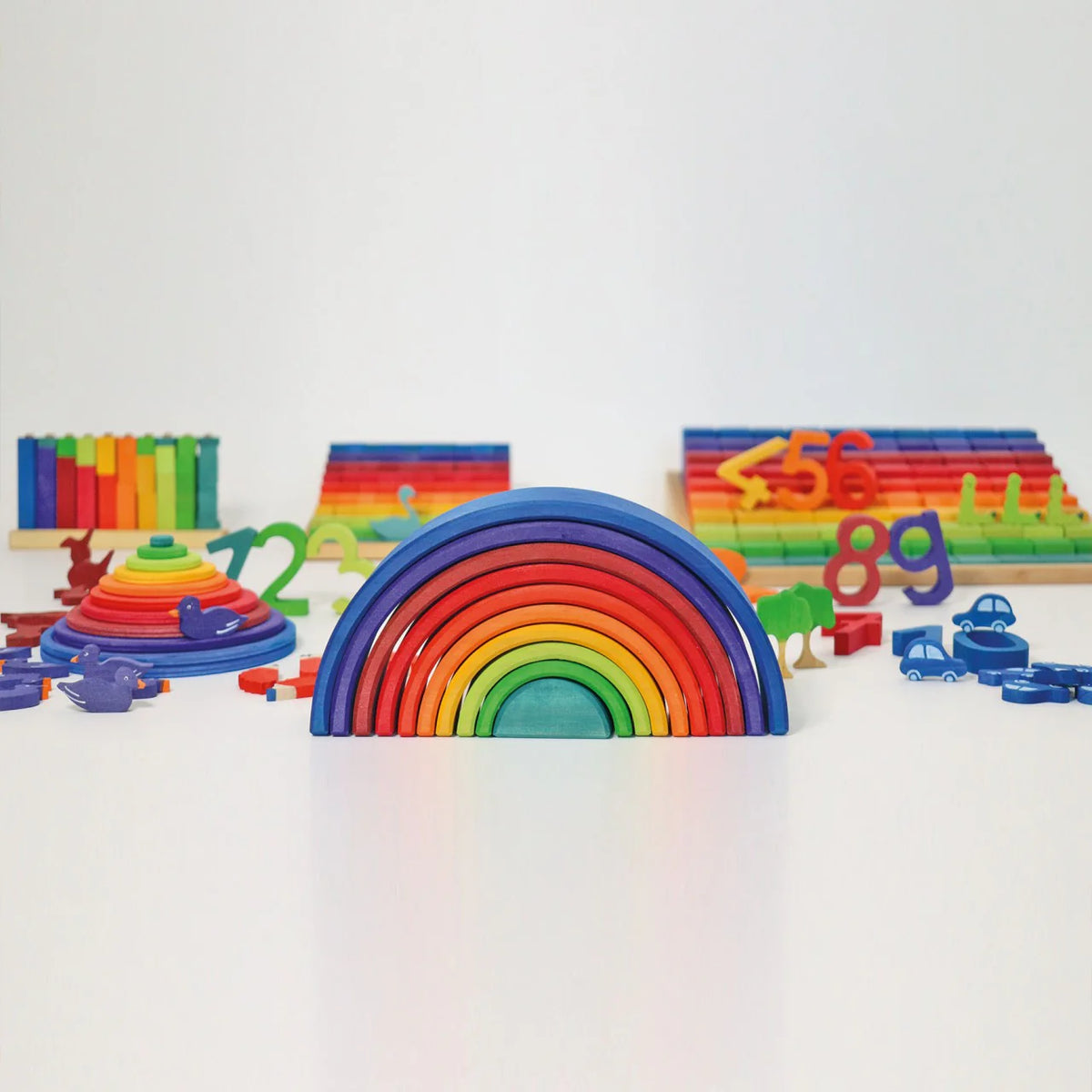 Grimm's Counting Rainbow (10 pieces)-Grimms-Modern Rascals