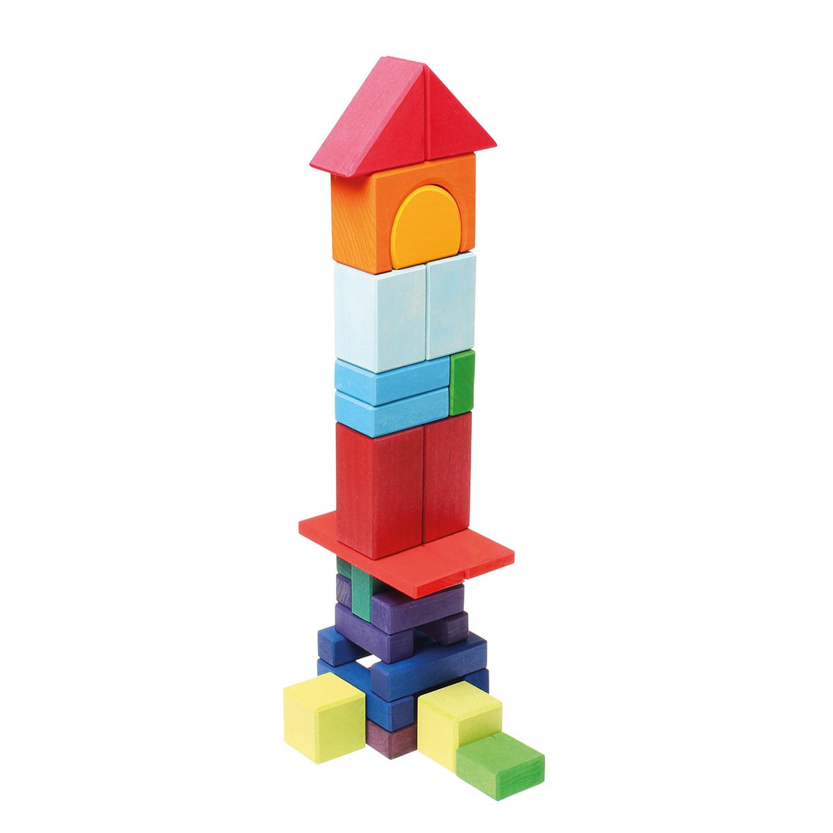 Grimm's Geometric Classic Building Blocks - 30 pieces-Grimms-Modern Rascals