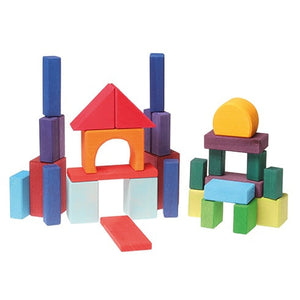 Grimm's Geometric Classic Building Blocks - 60 pieces-Grimms-Modern Rascals