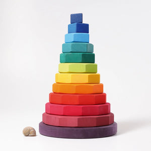 Grimm's Geometrical Stacking Tower - Large-Grimms-Modern Rascals