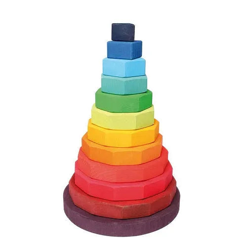 Grimm's Geometrical Stacking Tower - Large-Grimms-Modern Rascals