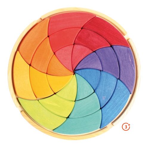 Grimm's Geothe's Colour Circle Puzzle-Grimms-Modern Rascals