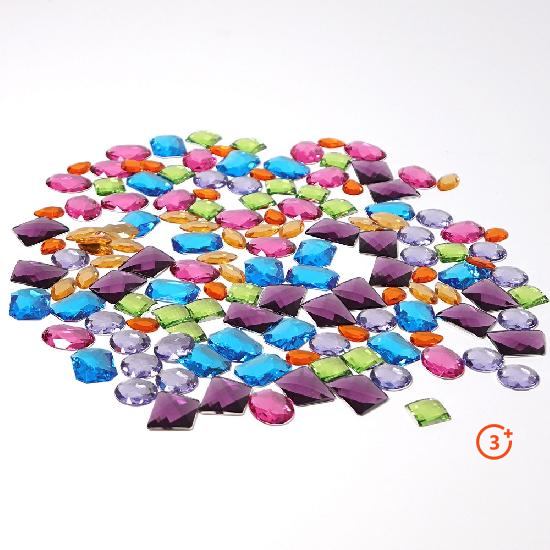Grimm's Giant Glitter Stones - 140 pieces-Grimms-Modern Rascals