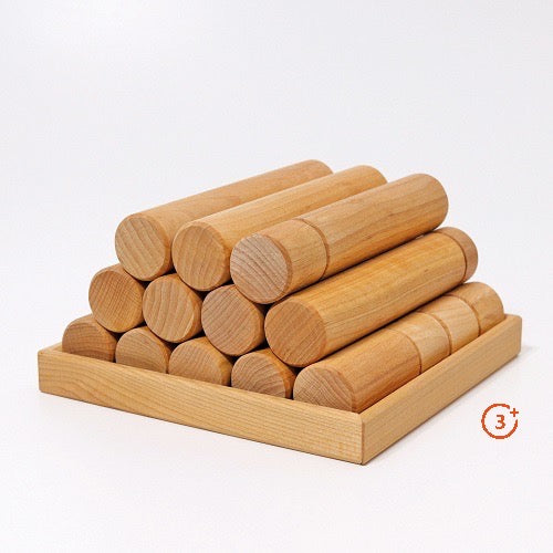 Grimm's Large Rollers in Natural - 25 pcs-Grimms-Modern Rascals