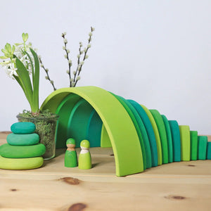 Grimm's Large Tunnel - Meadow Green-Grimms-Modern Rascals