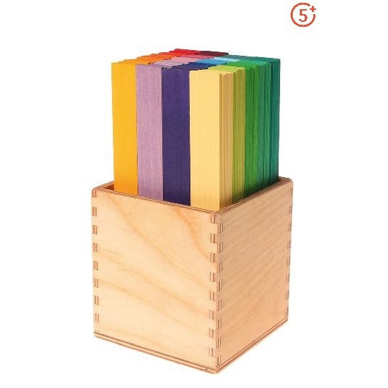Grimm's Leonardo Building Sticks in Rainbow-Grimms-Modern Rascals