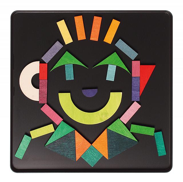 Grimm's Magnetic Puzzle - Geometrical-Grimms-Modern Rascals
