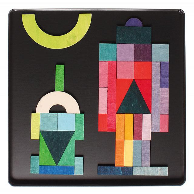 Grimm's Magnetic Puzzle - Geometrical-Grimms-Modern Rascals