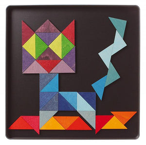 Grimm's Magnetic Puzzle - Triangles-Grimms-Modern Rascals