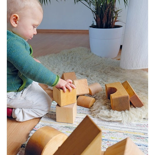 Grimm's Natural XXL Building Blocks (19 pieces)-Grimms-Modern Rascals