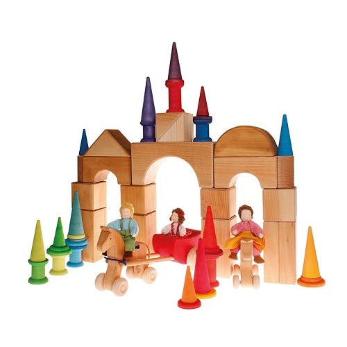 Grimm's Natural XXL Building Blocks (19 pieces)-Grimms-Modern Rascals