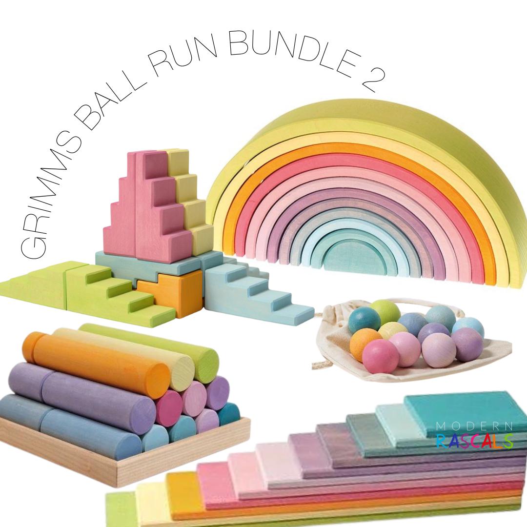 Grimms Pastel Ball Run Bundle 2-Grimms-Modern Rascals