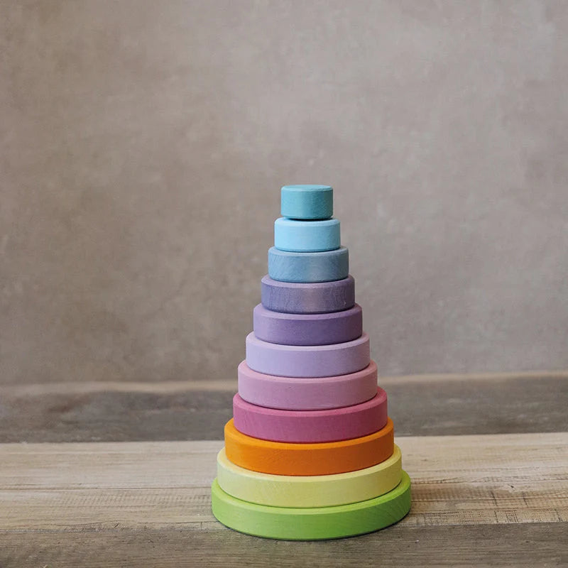Grimm's Pastel Conical Tower - Large-Grimms-Modern Rascals