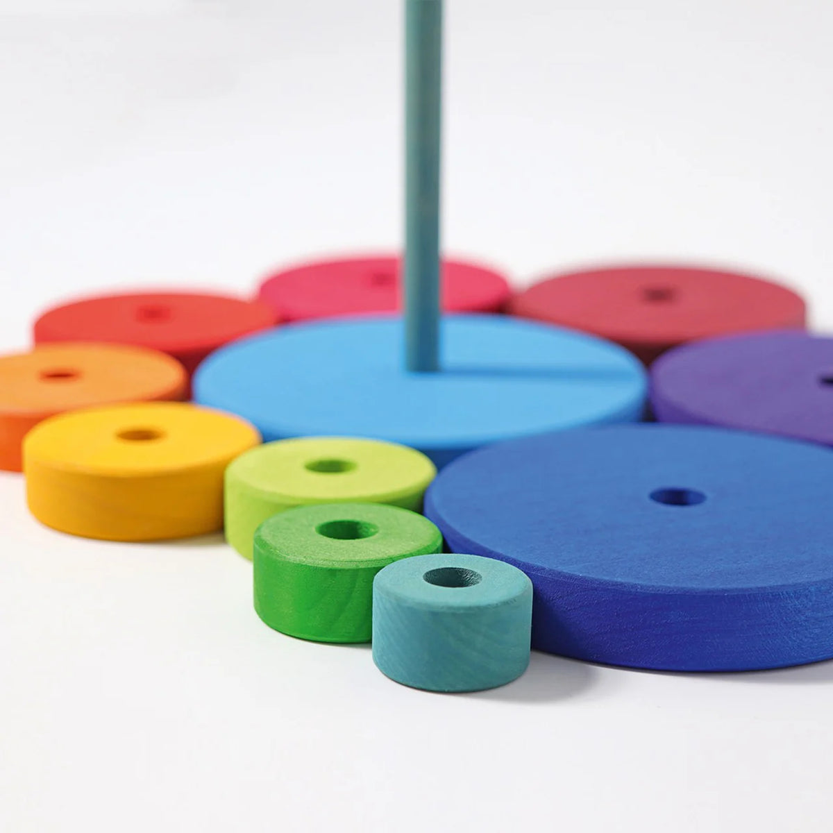 Grimm's Rainbow Conical Tower - Large-Grimms-Modern Rascals