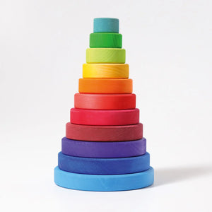 Grimm's Rainbow Conical Tower - Large-Grimms-Modern Rascals