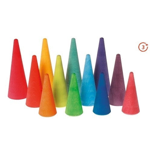 Grimm's Rainbow Forest Blocks-Grimms-Modern Rascals