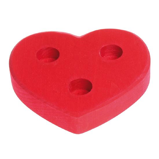 Grimm's Red Heart Deco Candle Holder - Large-Grimms-Modern Rascals