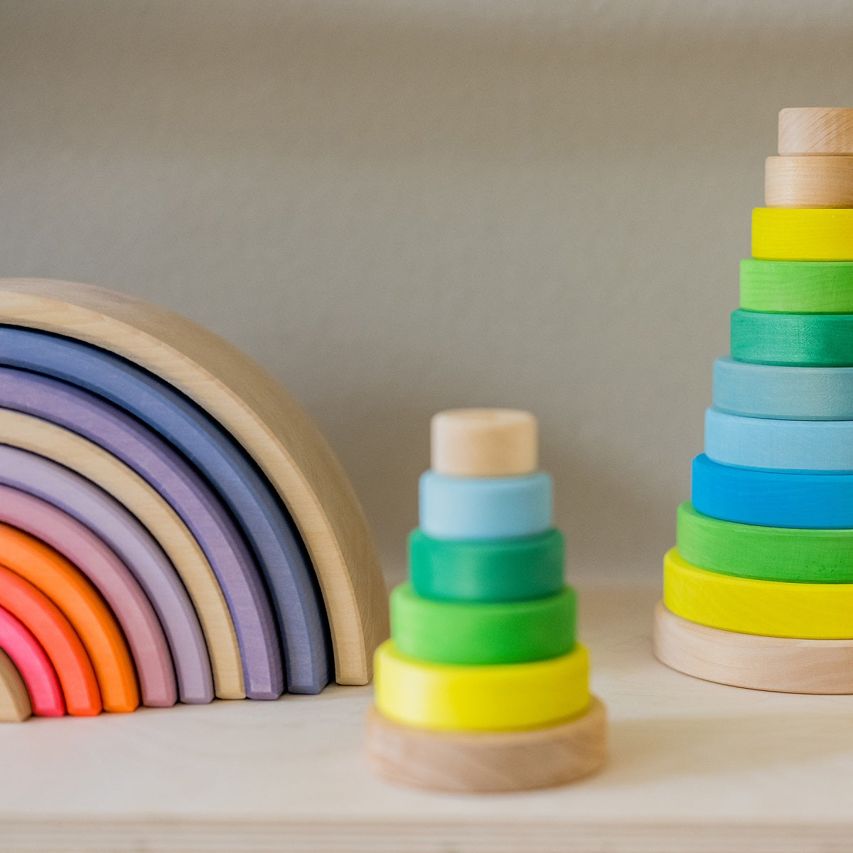 Grimm's Small Conical Tower - Neon Green-Grimms-Modern Rascals