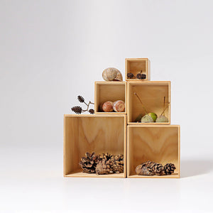 Grimm's Small Stacking Boxes - Natural-Grimms-Modern Rascals
