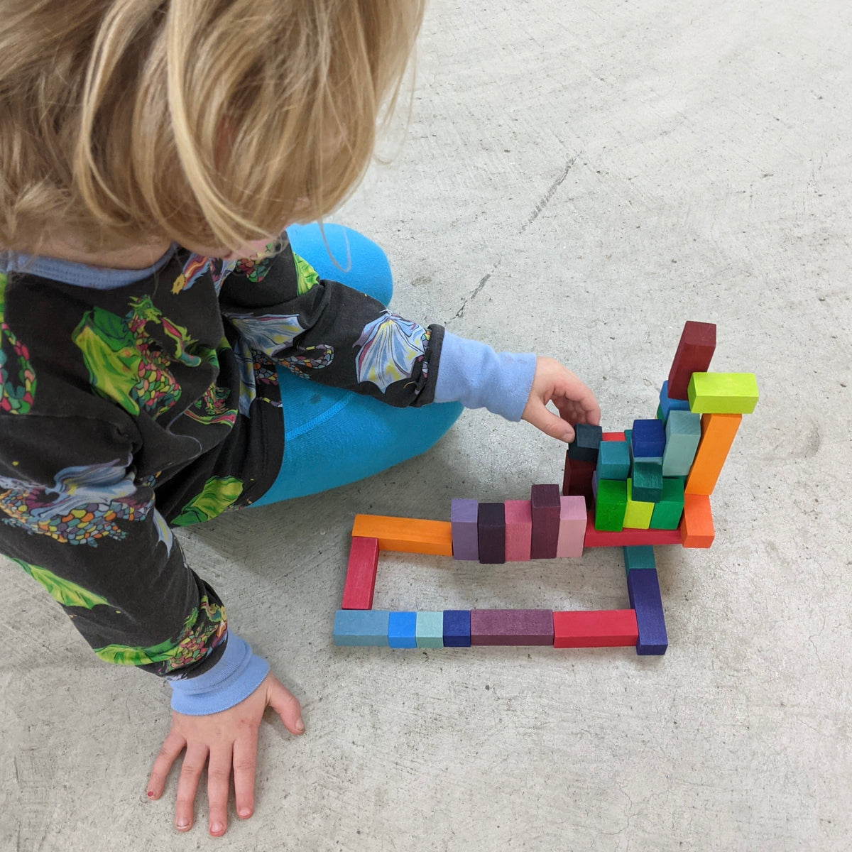 Grimm's Small Stepped Pyramid Building Set - 2cm Scale-Grimms-Modern Rascals