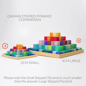 Grimm's Small Stepped Pyramid Building Set - 2cm Scale-Grimms-Modern Rascals
