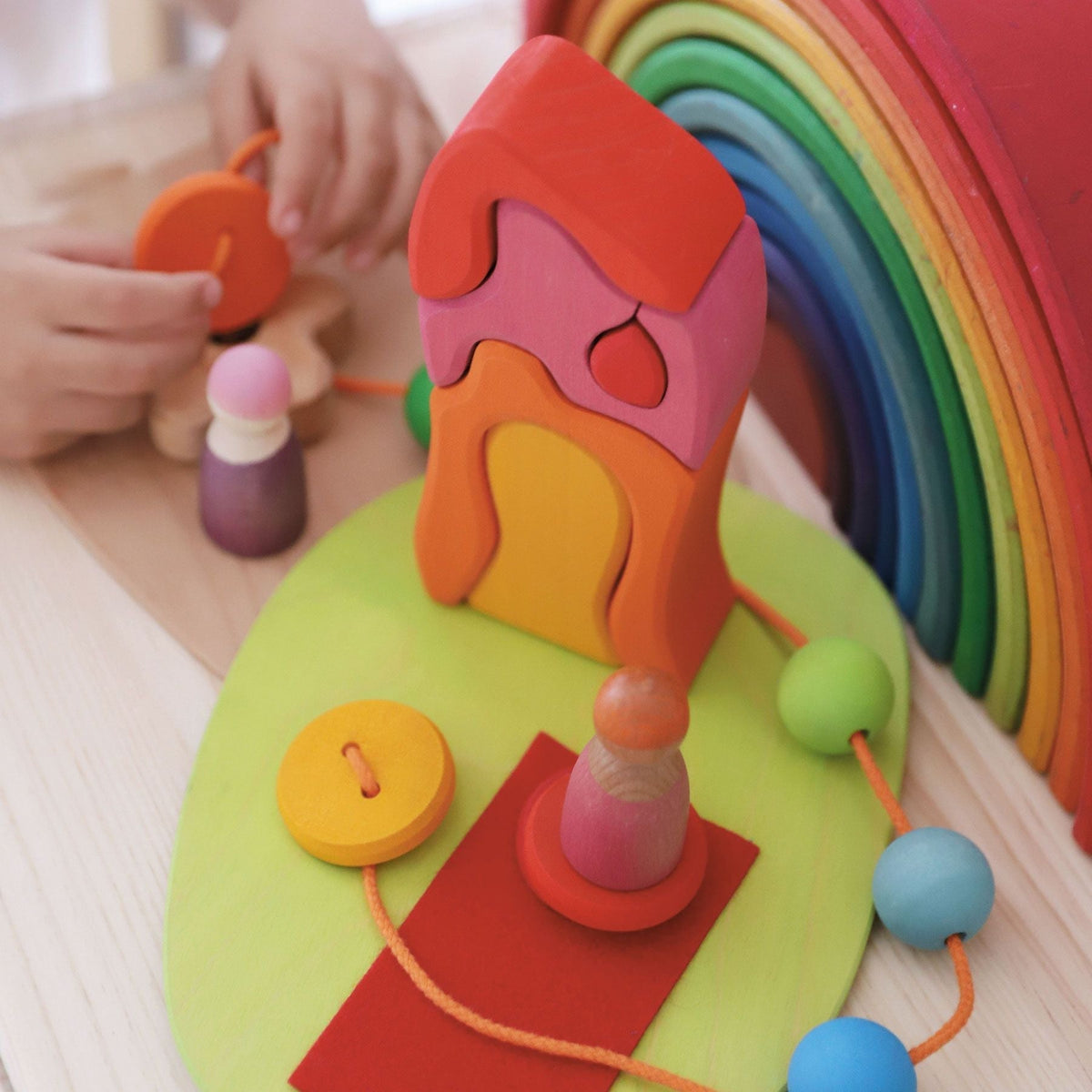 Grimm's Small World Play Set - Down in the Meadows-Grimms-Modern Rascals