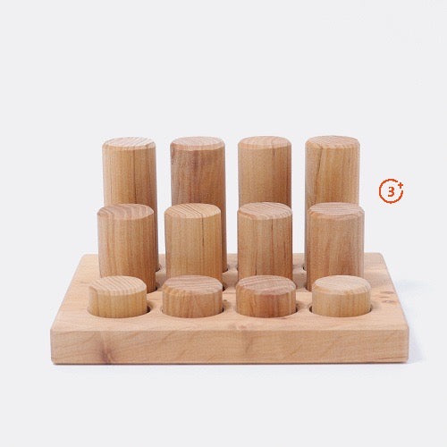 Grimm's Sorting Board With Rollers in Natural 12 pcs-Grimms-Modern Rascals