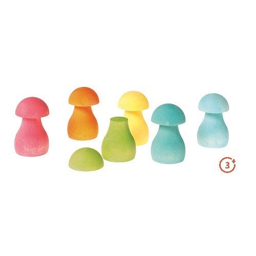 Grimm's Sorting Game Pastel Mushrooms-Grimms-Modern Rascals