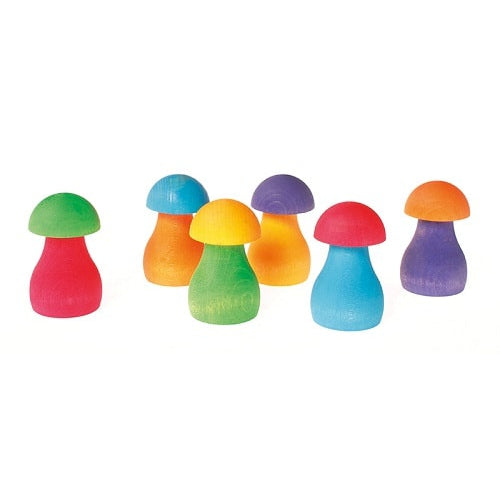 Grimm's Sorting Game Rainbow Mushrooms-Grimms-Modern Rascals