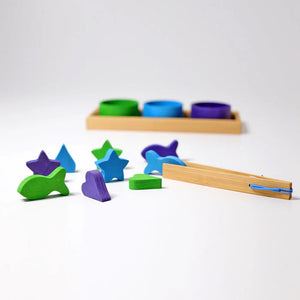 Grimm's Sorting Rainbow Game - Bowls, Tweezers, and Figures-Grimms-Modern Rascals