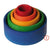 Grimm's Stacking Bowls in Rainbow with a Blue Outside-Grimms-Modern Rascals