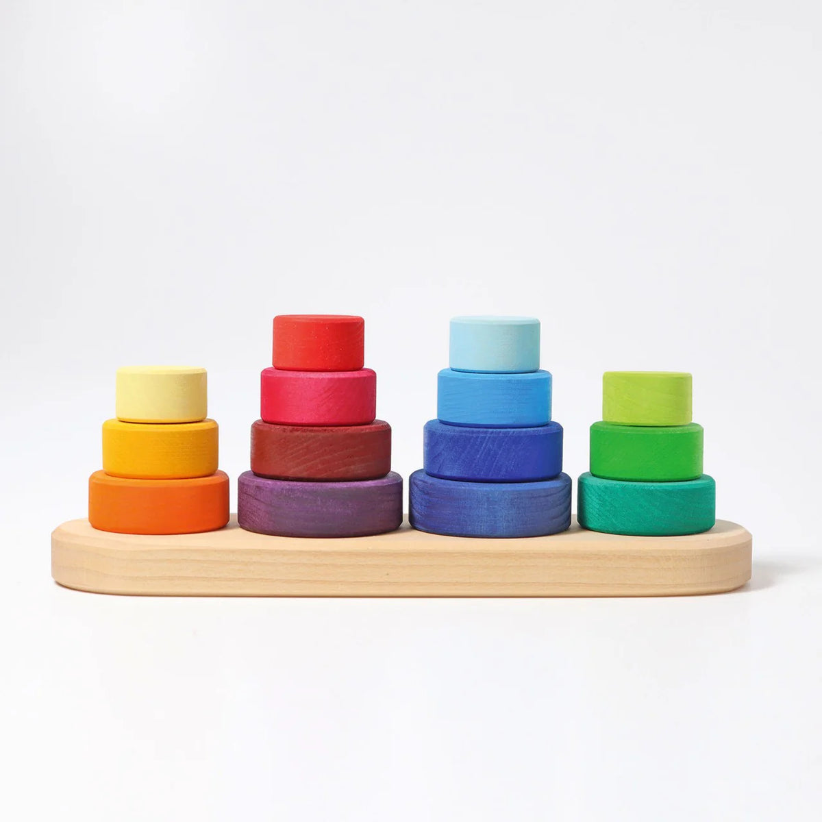 Grimm's Stacking Fabuto Tower on 4 Pegs-Grimms-Modern Rascals