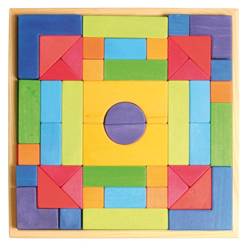 Grimm's Standard Basic 4x4cm Building Set-Grimms-Modern Rascals