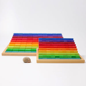 Grimm's Stepped Learning Counting Blocks - 4cm scale-Grimms-Modern Rascals