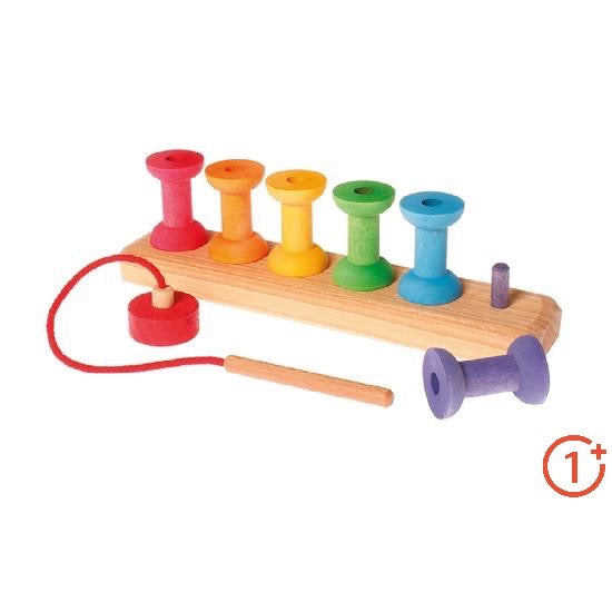 Grimm's Thread Game with Small Bobbins-Grimms-Modern Rascals