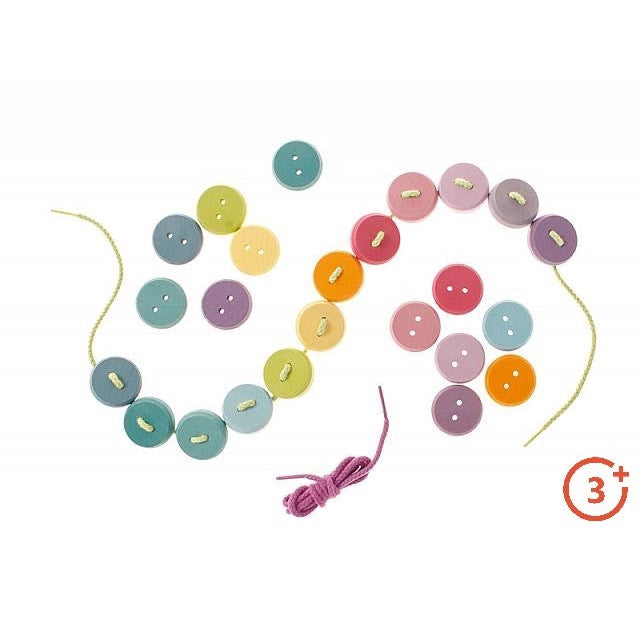 Grimm's Thread Game with Small Pastel Buttons-Grimms-Modern Rascals