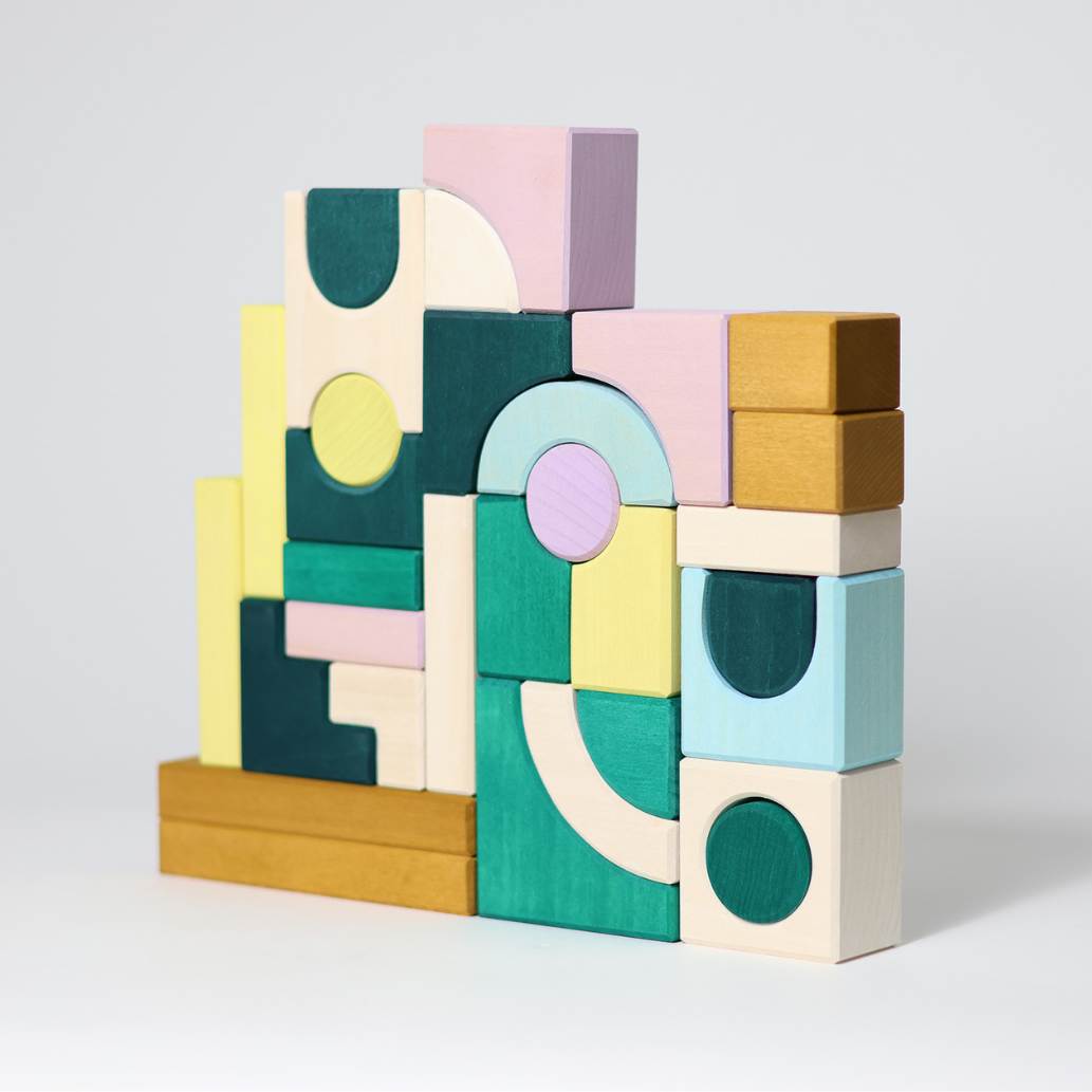 Grimm's Tiny Art Collection - Small Building Set Movement-Grimms-Modern Rascals