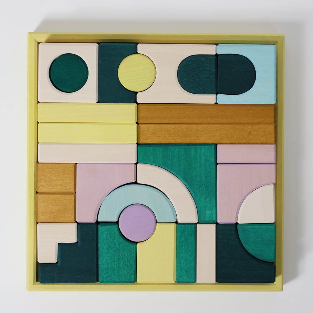 Grimm's Tiny Art Collection - Small Building Set Movement-Grimms-Modern Rascals