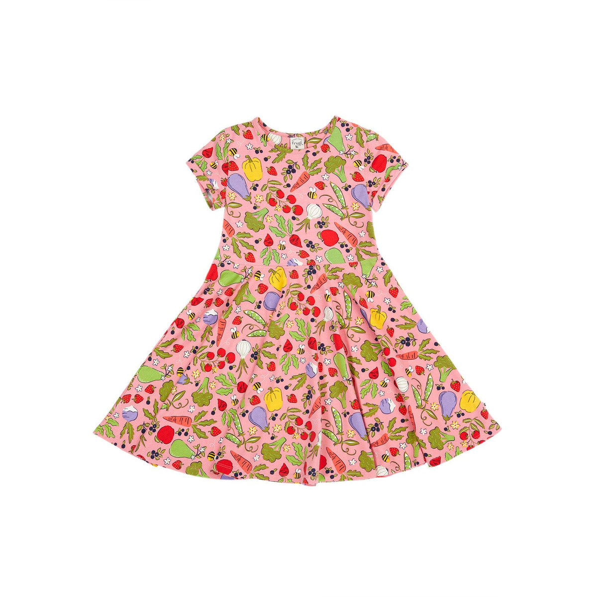Grow Happiness Spring Skater Dress-Frugi-Modern Rascals