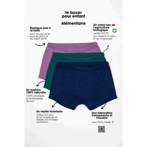 Gumdrop Pink Boxers - 2 Left Size 8-10 years-Elementaire Paris-Modern Rascals